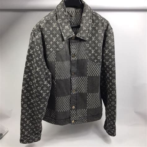 lv x nigo denim jacket|louis vuitton nigo monogram jacket.